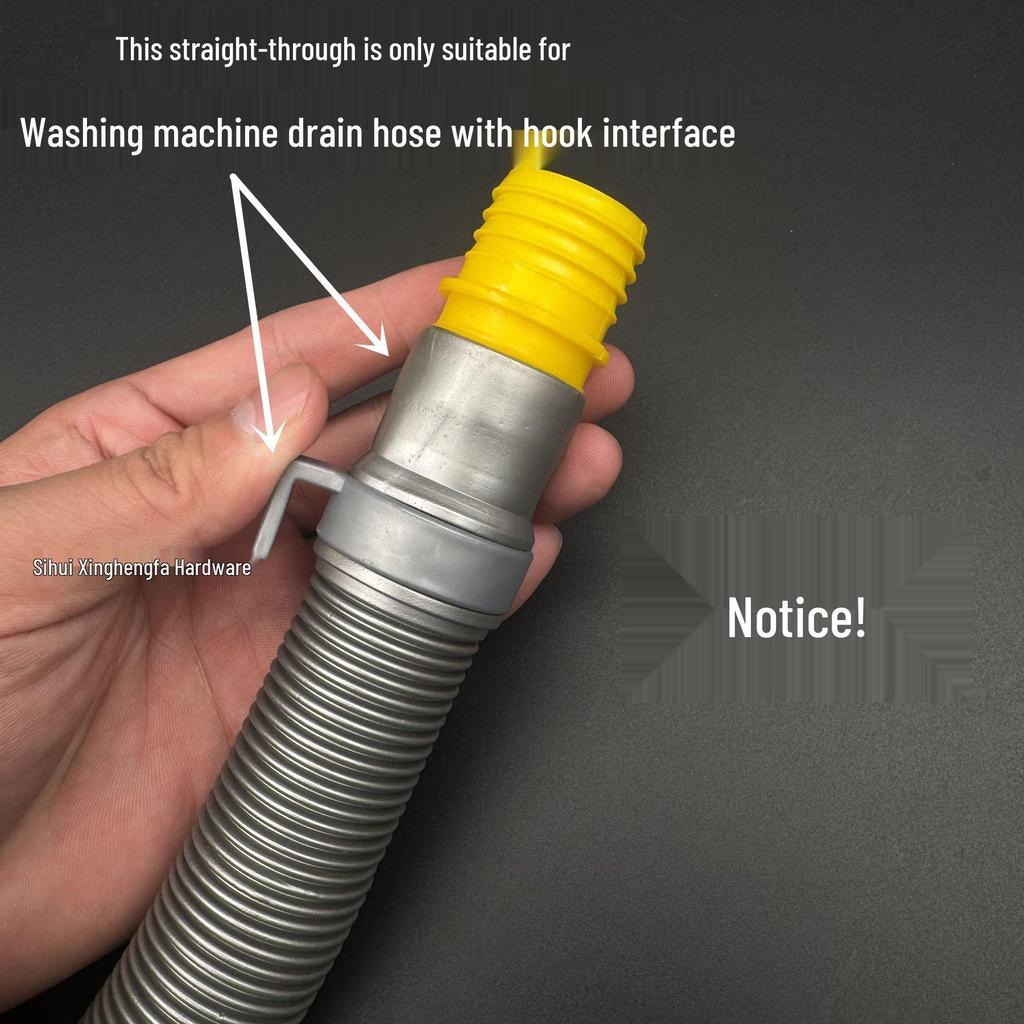 Washing Machine Drain Pipe Reducer Extender - Large To Small Connector Fitting