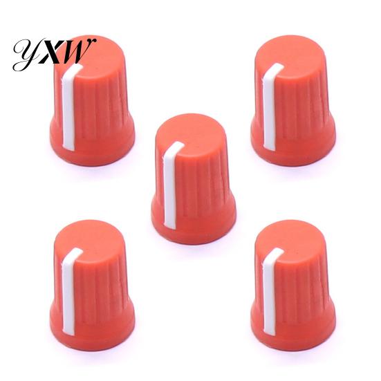 High-quality Rubber Knobs 5Pcs Universal EQ Rotary Knob Replacement Wear Resistant Caps Mini Size Simple Installation Equalizer Potentiometer