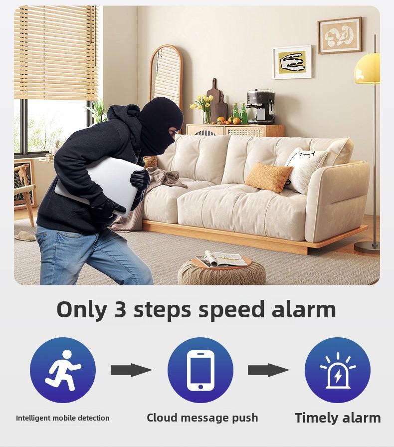 V380 Pro 1080P Outdoor WiFi Surveillance Camera with Night Vision and Network Port