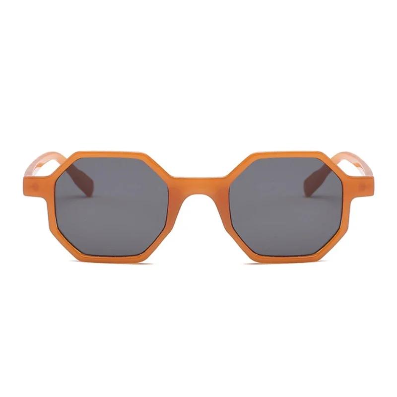 Retro Style Sunglasses UV400 Male Green Brown Polygon Ladies Sun Glasses for Men Summer New Eyewear