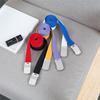 Simple Solid Color Women Casual Canvas Belt With Metal Buckle For Daily Use