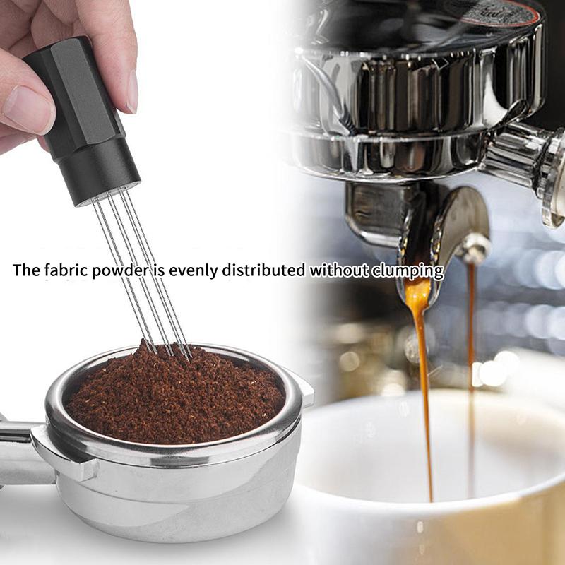 Magnetic Espresso Coffee Stirrer 7/8 Needles Coffee Distributor Tool For Coffee Machine Espresso Needle Coffee Accessories