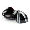 Bruce & Shark Union Jack Side Mirror Cap Set Cover for Mini Cooper Hardtop