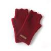 Women's Autumn Winter 100% Pure Goat Cashmere Lace Half-Finger Knitted Gloves