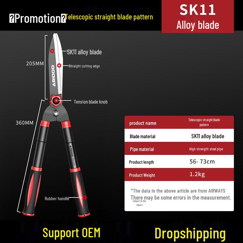 Labor-Saving Pruning Shears: Garden & Hedge Scissors for Flowers, Trees, and Branches