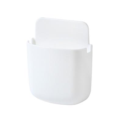 Living Room Remote Control Wall Holder with Charging Hole Office Mobile Phone Controller Garbage Bags ABS Plastic Organizer Box