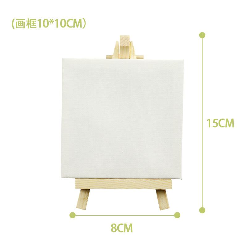 8*15cm Mini Easel Set with Mini Canvases - Artist & Kids Craft Painting Kit, Small Tabletop Easels for School DIY Drawing