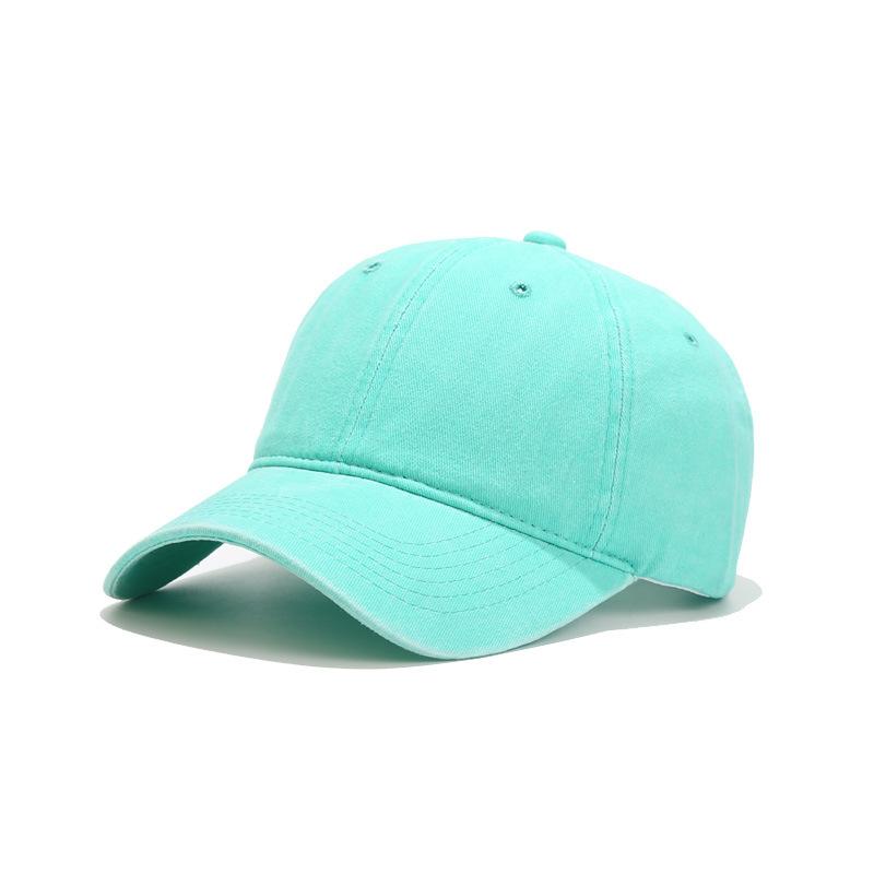Retro Solid Color Washable Baseball Cap Summer New Women Men Hats Sunscreen Hats Cotton Outdoor Sport Running Visor Casual Cap