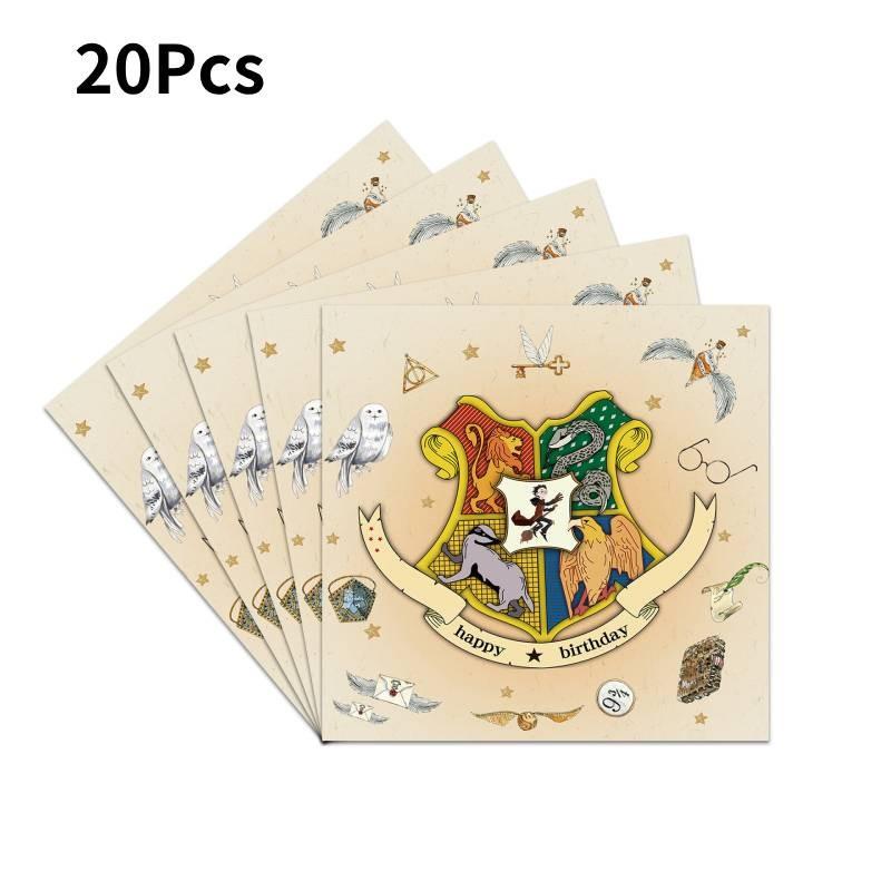 Magical Harry Potter Themed Party Disposable Tableware For Kids Birthday Celebrations