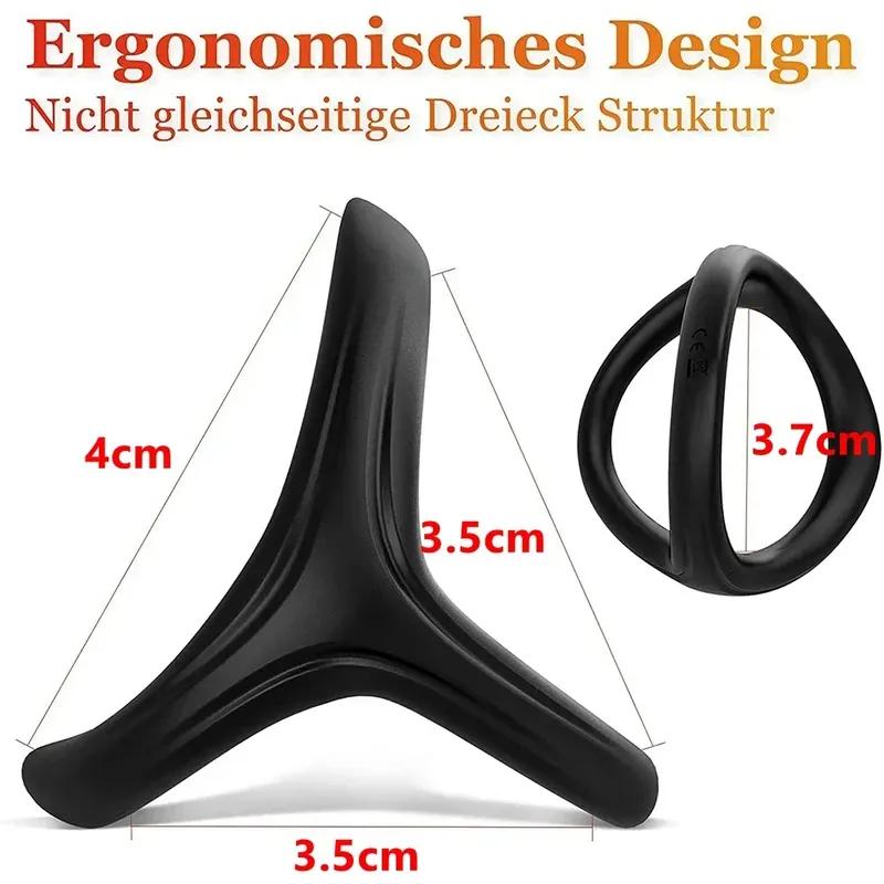 Silicone Cock Penis Penis Rings Erection Semen Lock Enhancing Long Lasting Delay Ejaculation Adult Sex Toys for Men Couples 18+