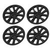 4PCS 18in Wheel Hub Cap Full Wrapping Wheel Hub Cover Trim Replacement for Tesla Model 3 2017 To 2023