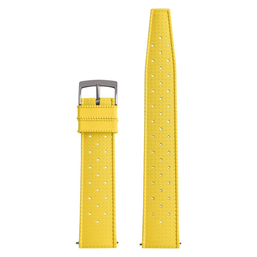 Tropical FKM Rubber Strap Quick Release Watch Band 18m-19m-20mm-21mm-22mm-23m-24mm Rubber Tropical Strap For Oris Seiko Citizen