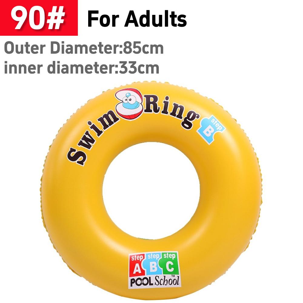 Thickened Swim Ring Float with Handle Swimming Circle Swimming Ring for Kids Adults for Swimming Pool Party Decorations