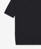 SAINT LAURENT Wool Crew Neck Short Sleeve Knit - Black / 800574Y76Iy1000