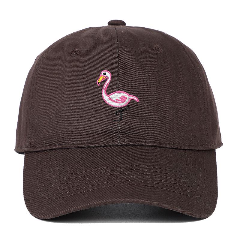 Embroidered Flamingo Soft Baseball Cap for Men & Women - Sun Protection Dad Hat