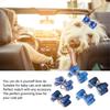 24 Pieces Bow Shape Dog Hair Flower Elastic Band Denim Hair Band Pet Rubber Band  Party Dress-up