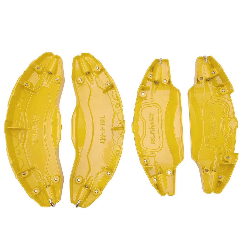 4 Stück 19 Zoll 20 Zoll Radnaben-Bremssattelabdeckungen Aluminiumlegierung Scheibenbrems-Bremssattel Schutzabdeckung Ersatz für