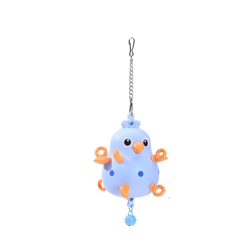 Interactive Bird Plaything Colorful Chewable Ball for Parrots Small Birds Beak Health Maintenance Bird Parrot Hanging Toys
