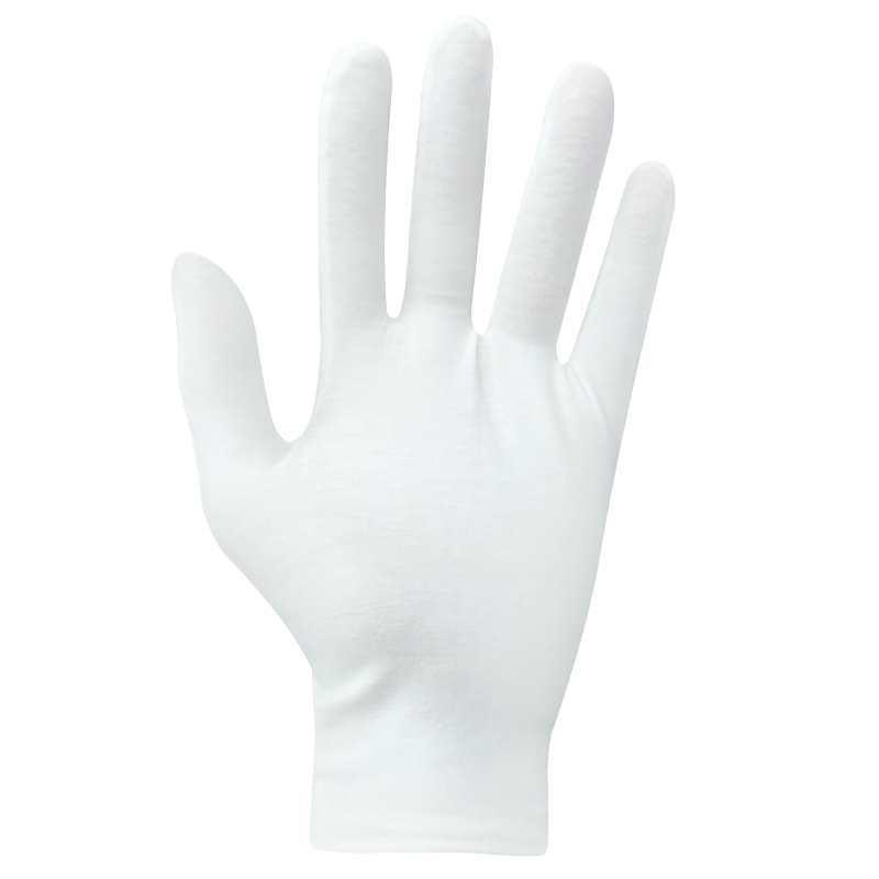 Unisex Weiße Verdickte Atmungsaktive Baumwoll-Nylon-Arbeitshandschuhe