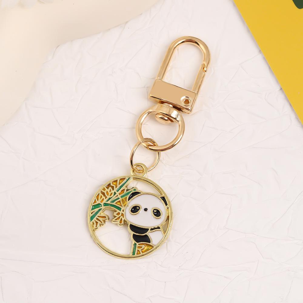 Panda Alloy Keychain Pendant Charm - Gift for Friends & Classmates, Bag Decoration
