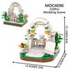 MOOXI City Wedding Bar Jail Penguin Park DIY Diorama Assembly Model Kit For Adults Building Blocks Sets Children Toys MOC Bricks