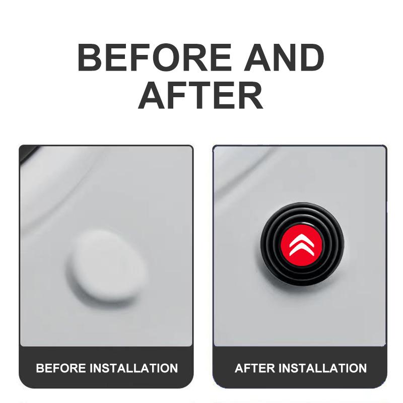 Uszczelka antykolizyjna drzwi samochodowych Naklejka amortyzująca do Citroen C1 C2 C3 C4 C5 C6 C5X E-C4 C-Crosser C4 Cactus Berlingo Elysee C-ZERO