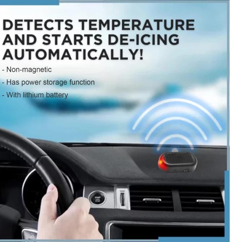 2PCS Auto Interferences Antifrost Device Electromagnetic Defroster Suitable for Quick Window Deicing & Clear Visibility