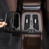 For BMW X1 U11 2026-2026 ABS Black Wood Grain Car Rear Air Conditioning Vent Decorative Frame Sticker Car Interior Accessories
