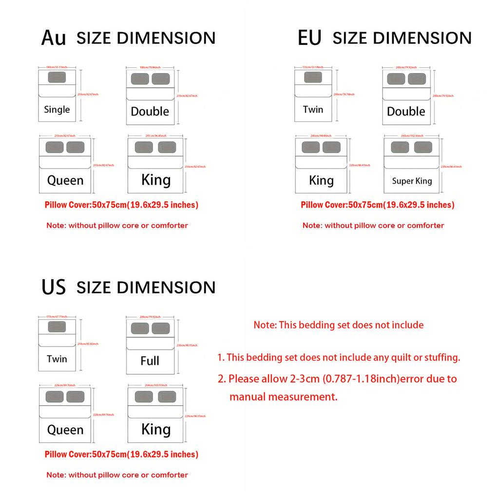 Cartoon Pattern Bedding Quilt Set Quilt Cover Pillowcase Home Decoration Birthday Gift (1 * Duvet Cover + 2 * Pillowcase, Without Core)