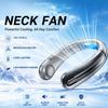Neck Mounted Fan Mini Portable Silent Bladeless Fan with 100 Adjustable Speed Settings LED Digital Display Outdoor Neck Fan