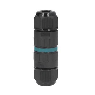 Złącze wodoodporne IP68, szybkozaciskowe, zewnętrzne, proste, 5-żyłowe, zacisk 10?14 mm