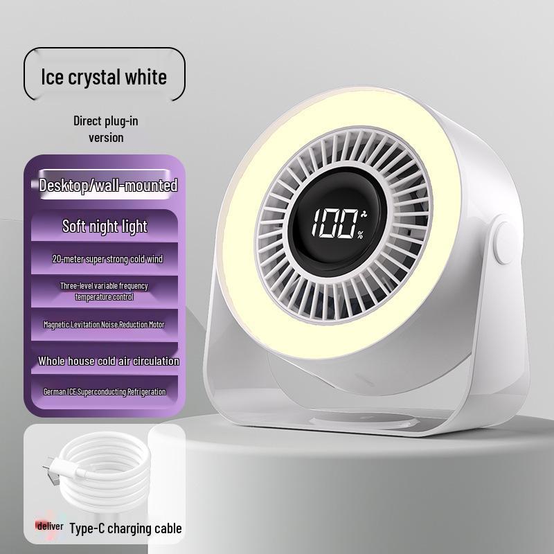 

2025 Wall-Mounted Mini Desktop USB Fan: High-Speed, Portable, Large Wind Circulator 153*87*174