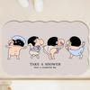 Diatom Mud Quick-Dry Non-Slip Bathroom Mat - Crayon Shin-chan Design