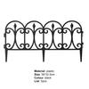 5Pcs Hollow Yard Fence Easy To Install Plastic Removable Panel DIY Picket Fencing for Garden
