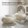 Artistic Magnetic Desktop Tissue Box Home Office Organizer Premium Workstation Paper Dispenser Living Room Decor Tissue Case