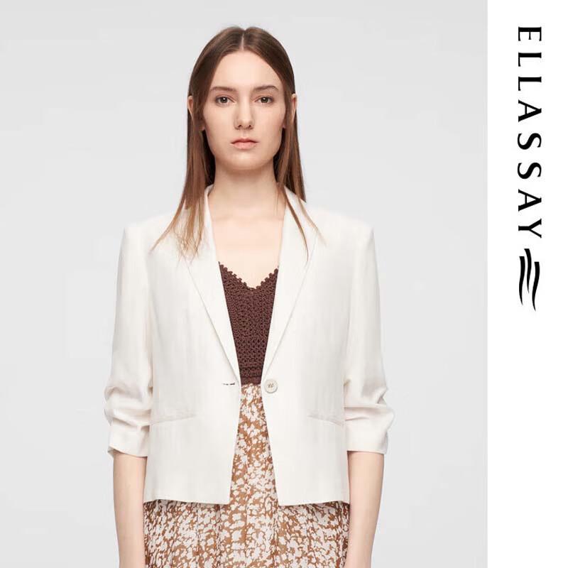 

ELLASSAY Женский элегантный универсальный блейзер с рукавом 3/4 M
