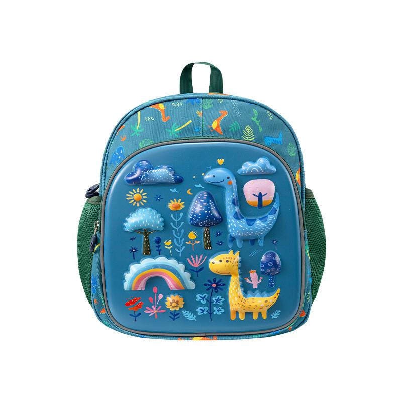 Cat Rabbit Dinosaur Horse Pattern Printing Kids Backpack Breathable Schoolbag