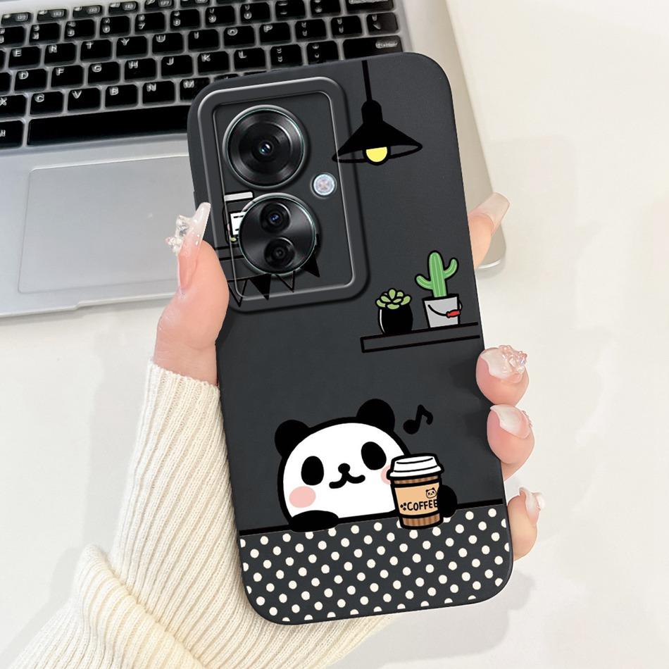 For OPPO Reno11 F 5G Case Reno 11F CPH2603 2024 Elegant Printing Camera Protective Shockproof Soft Silicone Phone Cases