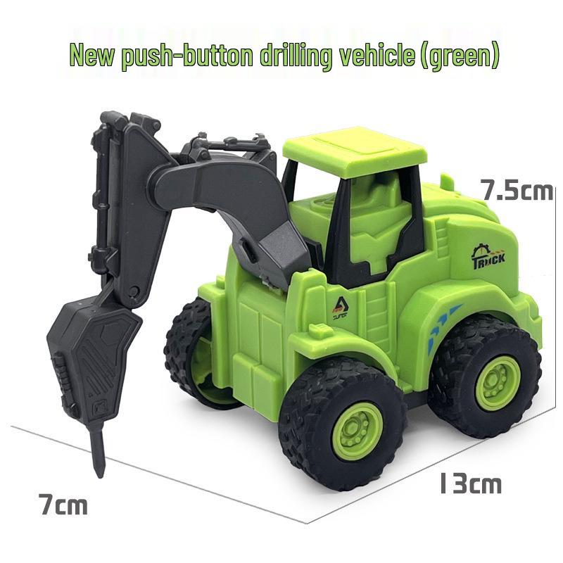 Pull-Back Inertia Engineering Excavator Toy for Kids – Educational Gift for Boys