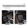 Carbon Fiber Center Console Storage Panel Sticker For BMW X1 U11 -24