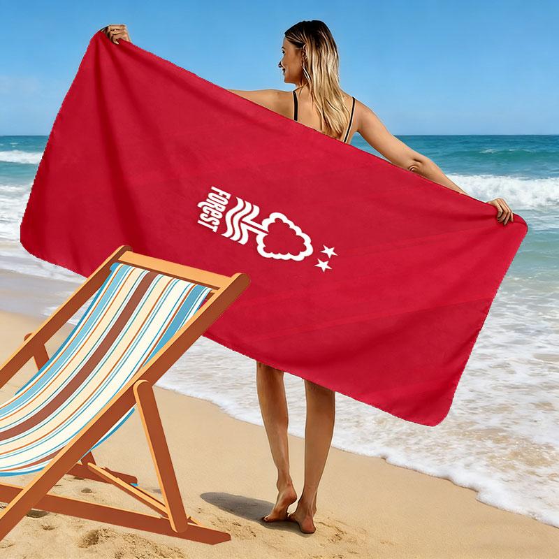 NFFC Logo Beach Towel, Large Soft Quick Dry Towel for Beach Camping Swimming