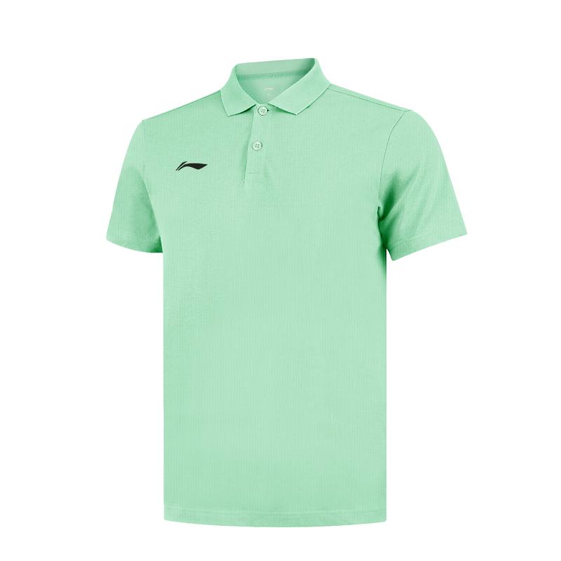 Li Ning Polo Shirts Men s Lapel Thin Straight Fit APLU919 S