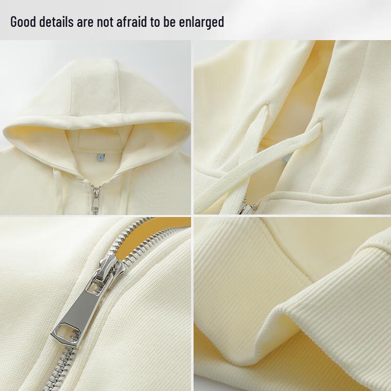 Tongye 330g Schweres Sea Island Baumwoll Kapuzen-Reißverschluss-Sweatshirt