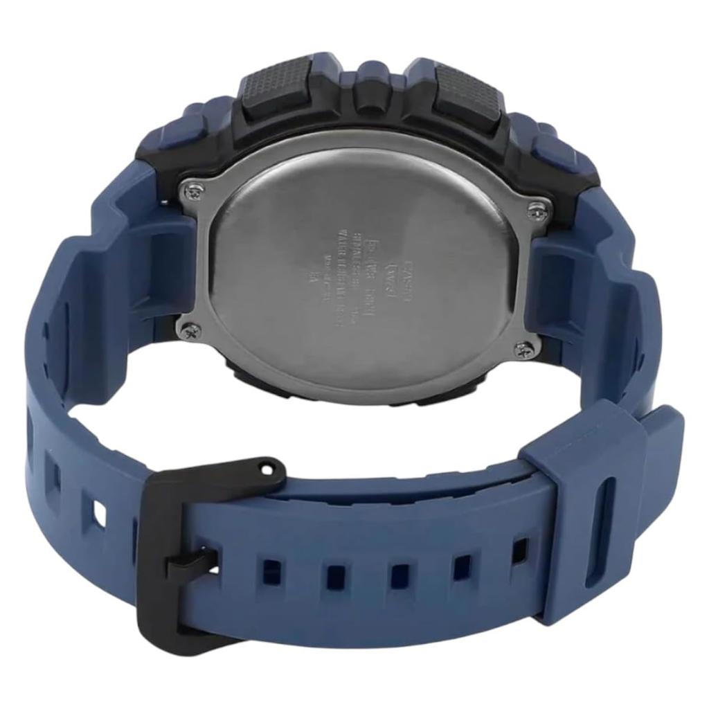 Casio Multifunction Clear Resin Strap Men's Watch, Digital, Dial, Band, WS-1500H-2AVDF, Blue,