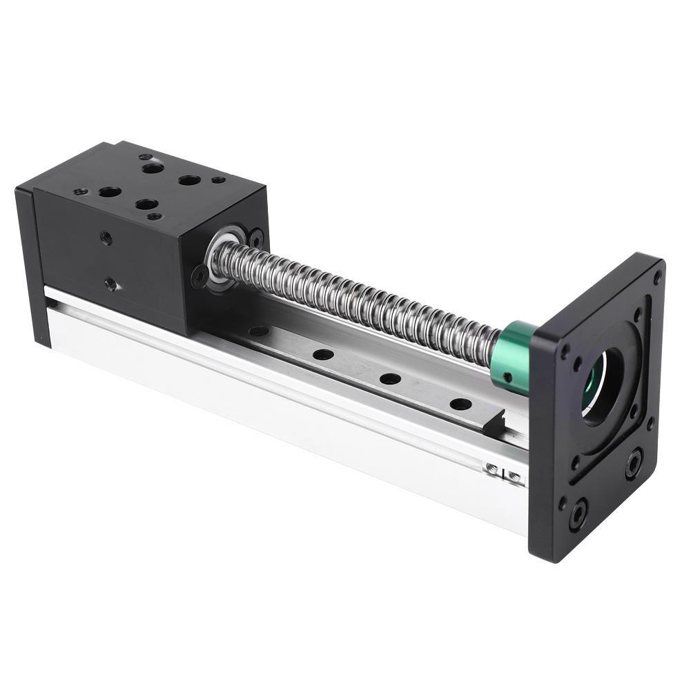 Linear Guide Rail Slide Ball Screw Motion Table 400mm Effective Stroke(1610 Ball Screw)