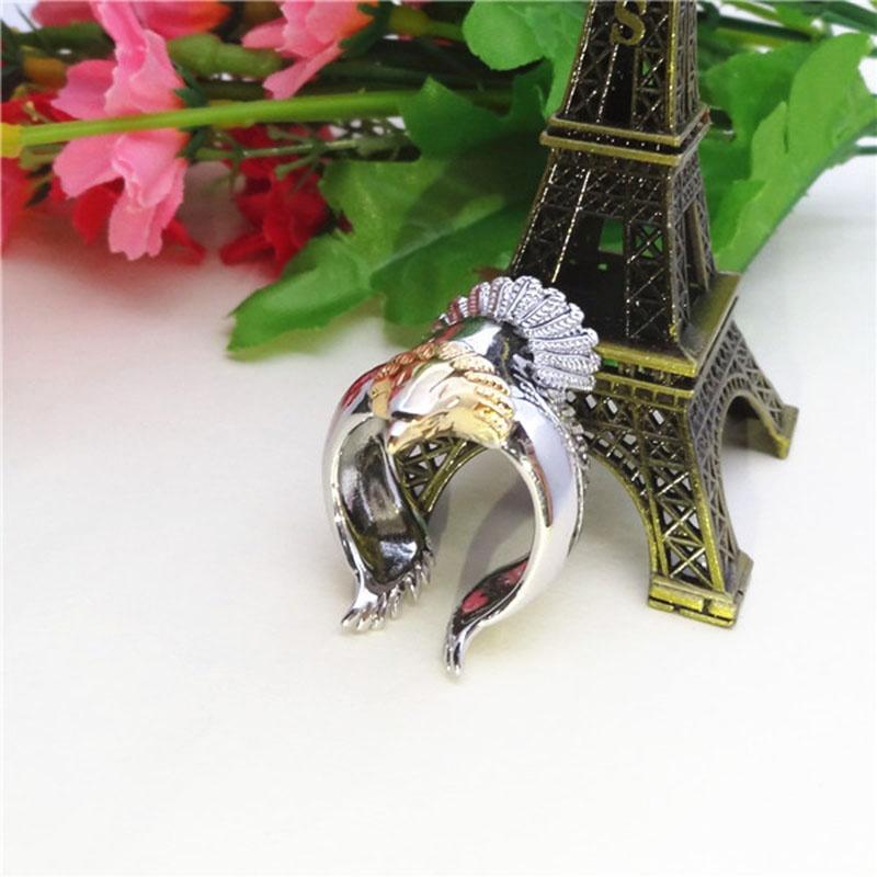 Open Size Ring Jewelry Gold Retro Eagle Wings Fashion Rings Unique Copper Alloy Eagle Ring Man's High Quality Animal Accessories