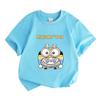 Kids Boys Girls 100% Cotton Crew Neck Short Sleeve T-Shirt, Cute Cartoon Rabbit Minion Themed Printed Casual Soft Breathable Summer Daily Tee for Chil