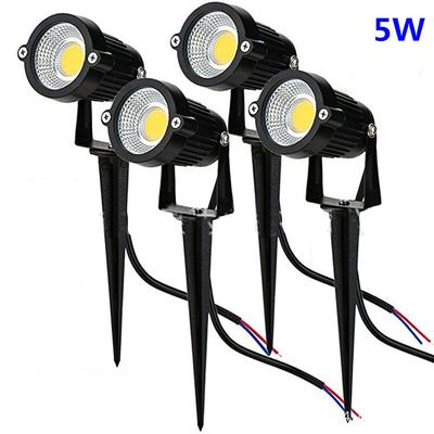LED Spike Light 5w COB Garden Lawn Lamp Light Outdoor Landscape Waterproof Spot Bulbs para jardim