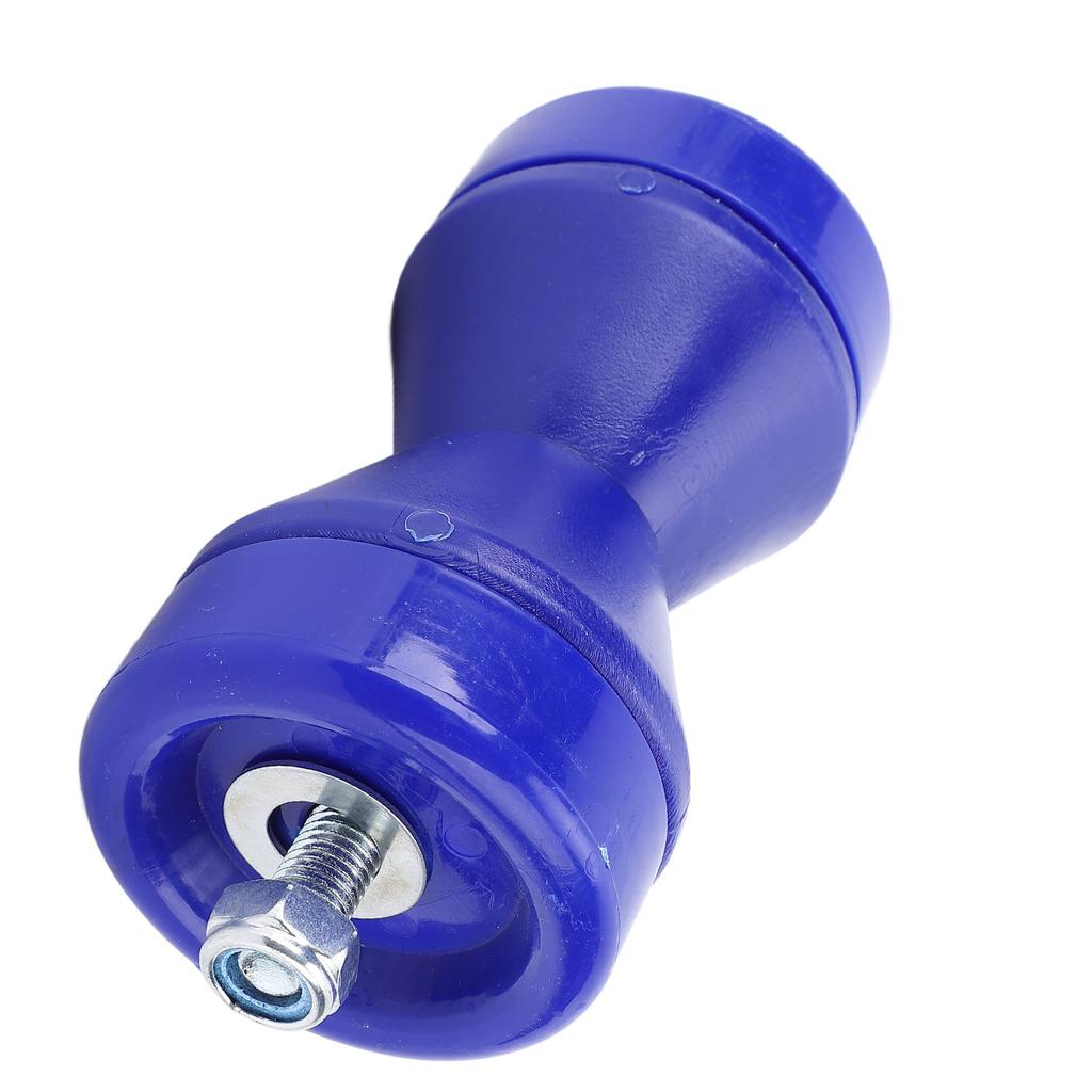 90mm Boat Trailer Bow Roller Shock Absorbing Wearproof Impact Protection PVC Bow Stop Bell Roller Blue
