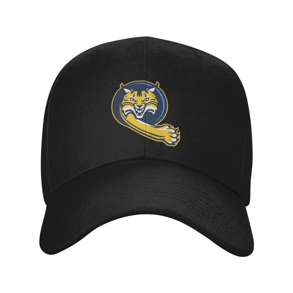 Original Logo Quinnipiac Bobcats Baseball Cap custom Hat Golf Cap Thermal Visor Women's Golf Wear Men's